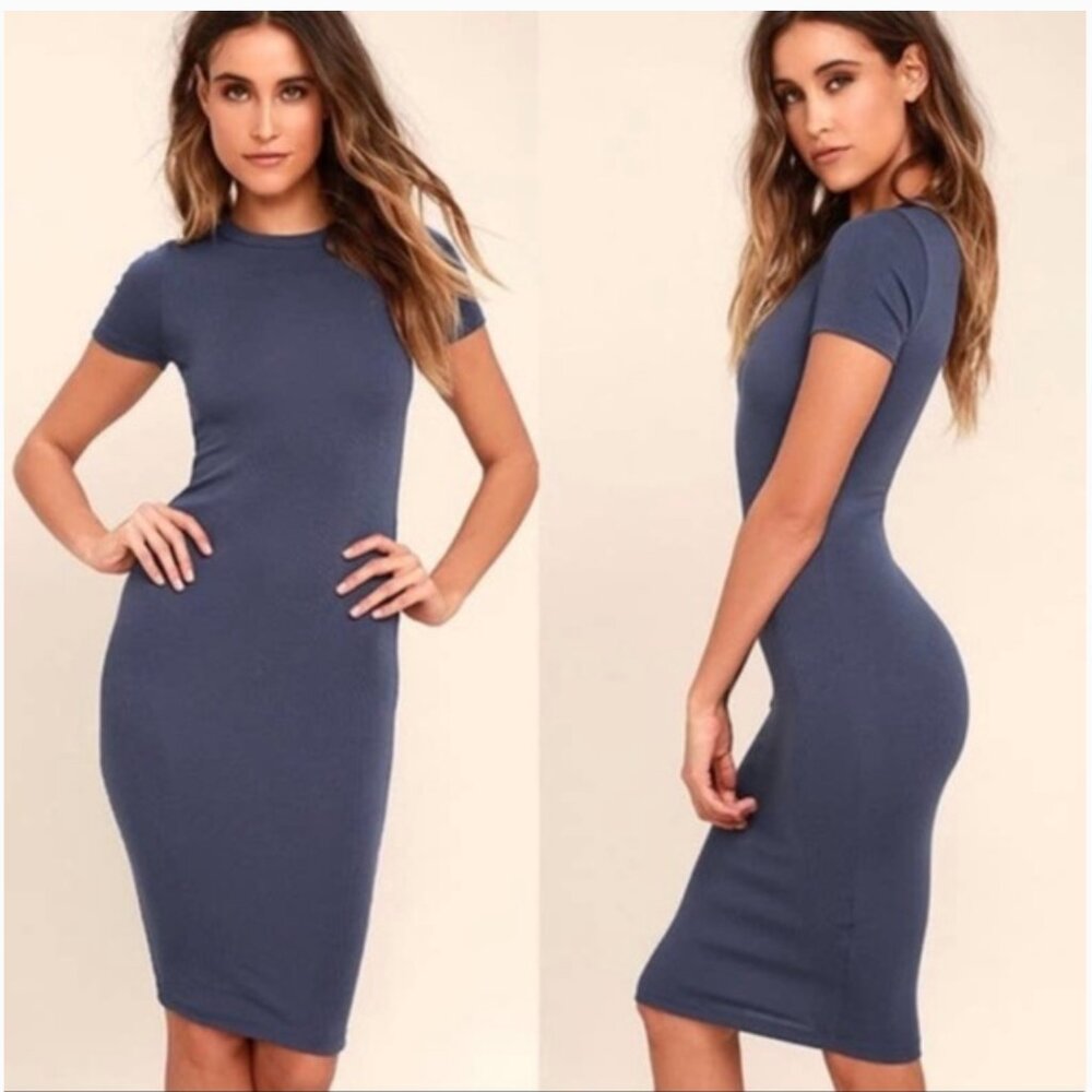 Lulus Bodycon ribbed dress